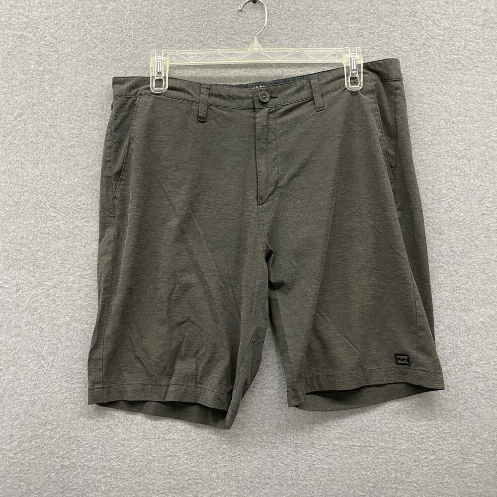 Billabong Crossfire Recycler Submersible Hybrid Shorts Gray Mens Size 38